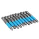 10pcs 1/4 Inch Hex Shank Anti Slip PH2 Phillips Magnetic Impact Screwdriver Drill Bits