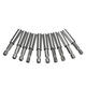 10pcs 1/4 Inch Hex Shank Release Magnetic Extension Socket Drill Bit Holder Power Tools