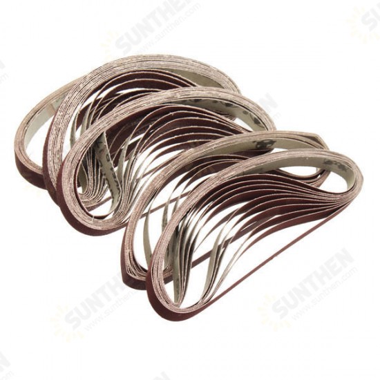 10pcs 15x452mm Sanding Belt 60-600 Grit for M10 Sander Adapter Polishing Machine 10pcs 15x452mm Sanding Belt 60-600 Grit for M10 Sander Adapter Polishing Machine