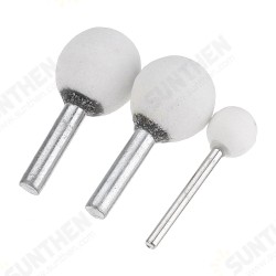 10pcs 3x12/6x22/6x25mm Abrasive Mounted Grinding Stone Spherical Head Wheel Abrasive Tools for Rotary Tool 10pcs 3x12/6x22/6x25mm Abrasive Mounted Grinding Stone Spherical Head Wheel Abrasive Tools for Rotary Tool