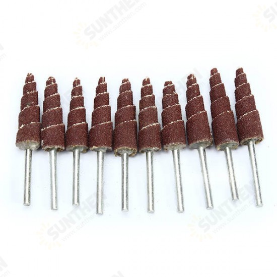 10pcs 54mm Long Cone Deburring Flap Sanding Polishing Wheel for Rotary Tool 10pcs 54mm Long Cone Deburring Flap Sanding Polishing Wheel for Rotary Tool