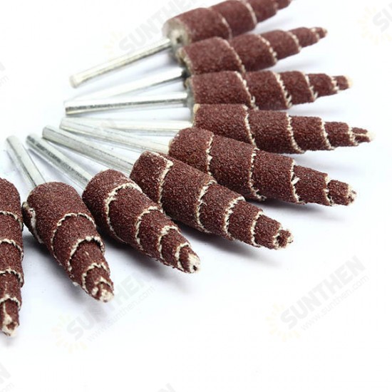 10pcs 54mm Long Cone Deburring Flap Sanding Polishing Wheel for Rotary Tool 10pcs 54mm Long Cone Deburring Flap Sanding Polishing Wheel for Rotary Tool