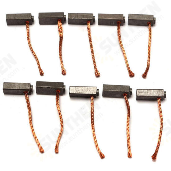 10pcs 5mm x 6mm x 14mm Carbon Brushes Motor Brush for GenElectric Motor