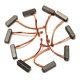 10pcs 5mm x 6mm x 14mm Carbon Brushes Motor Brush for GenElectric Motor 10pcs 5mm x 6mm x 14mm Carbon Brushes Motor Brush for GenElectric Motor