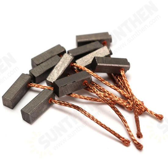 10pcs 5mm x 6mm x 14mm Carbon Brushes Motor Brush for GenElectric Motor