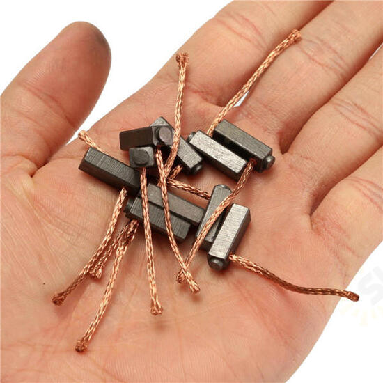 10pcs 5mm x 6mm x 14mm Carbon Brushes Motor Brush for GenElectric Motor