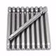 10pcs 75mm 1/4 Inch Shank Screwdriver Bits Set 6mm Hex Head Magnetic Screwdriver Bits