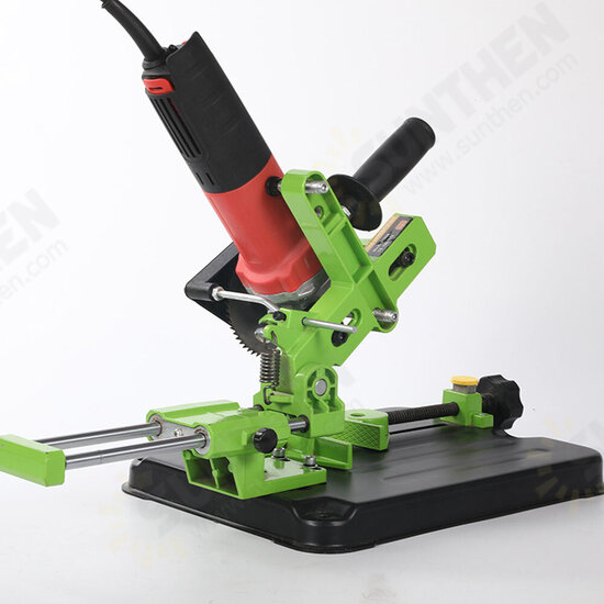 110 Multifunction Angle Grinder Stand Grinder Tool Holder Support Cast Iron Base Bracket Holder Without Grinder