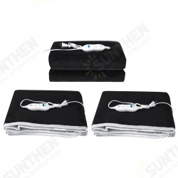 110V / 220V 150x115cm Anticreep Electric Heated Blanket Bed Fast Heating w/ Control Pad
