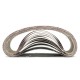 11Pcs 21 x 3 Inch Sanding Belts 80 120 150 Mixed Grit Alumina Sander File Set