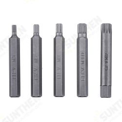 11Pcs M Type Screwdriver Bit Set Chrome Vanadium Steel Bit Set 12 Point Spline Bit 11Pcs M Type Screwdriver Bit Set Chrome Vanadium Steel Bit Set 12 Point Spline Bit