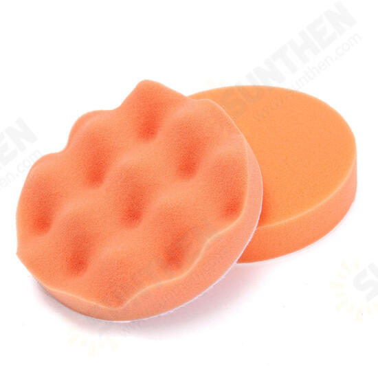 11pcs 5 Inch Sponge Buffing Polishing Waxing Pad Kit for Polisher Drill Adapter