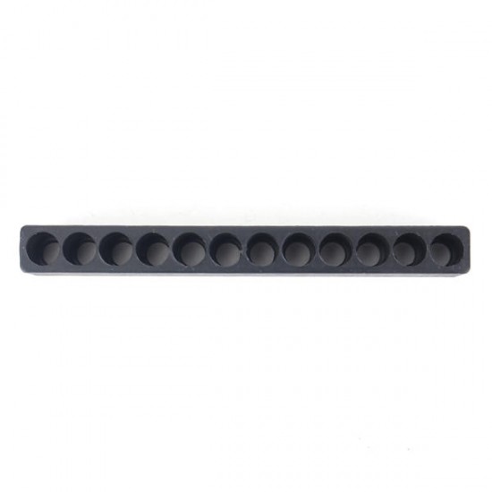 12 Holes Hex Shank Plastic Screwdriver Bit Storage Deck Screwdriver Head Storage Case