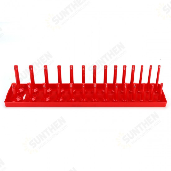 1/2 Inch Drive 28 Slot Socket Rack Storage Rail Tray Holder Shelf Organizer Stand Machinery Parts