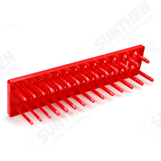 1/2 Inch Drive 28 Slot Socket Rack Storage Rail Tray Holder Shelf Organizer Stand Machinery Parts