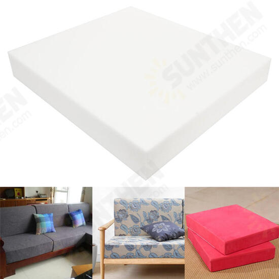 12 Inch Square High Density Seat Foam White Cushion Sheet Upholstery Replacement Pads