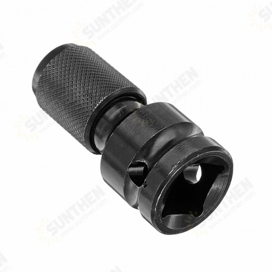 1/2 Inch Square To 1/4 Inch Hex Female Telescopic Socket Adapter Drill Chuck Converter Impact Driver