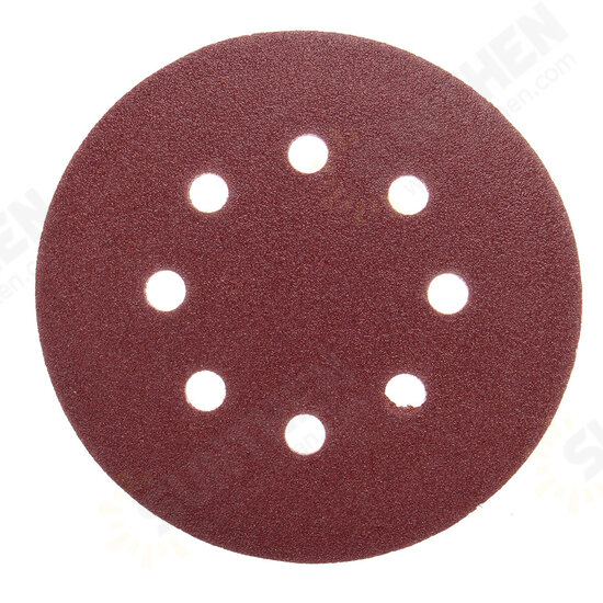 125pcs 5 Inch 8 Holes Abrasive Sanding Discs Sanding Paper 60/80/100/120/240 Grit Sandpaper 125pcs 5 Inch 8 Holes Abrasive Sanding Discs Sanding Paper 60/80/100/120/240 Grit Sandpaper