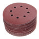 125pcs 5 Inch 8 Holes Abrasive Sanding Discs Sanding Paper 60/80/100/120/240 Grit Sandpaper