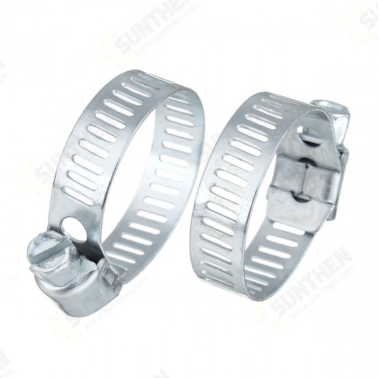 12Pcs Stainless Steel Clip Fuel Gas Water Hose Clamp Worm Drive Pipe Tube Clips 12Pcs Stainless Steel Clip Fuel Gas Water Hose Clamp Worm Drive Pipe Tube Clips