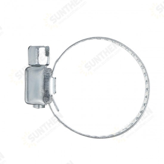12Pcs Stainless Steel Clip Fuel Gas Water Hose Clamp Worm Drive Pipe Tube Clips 12Pcs Stainless Steel Clip Fuel Gas Water Hose Clamp Worm Drive Pipe Tube Clips