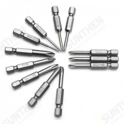 12pcs 50mm 1/4 Inch Hex Shank Magnetic Phillips Cross-Screwdriver Bits 12pcs 50mm 1/4 Inch Hex Shank Magnetic Phillips Cross-Screwdriver Bits