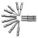 12pcs 50mm 1/4 Inch Hex Shank Magnetic Phillips Cross-Screwdriver Bits