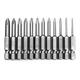 12pcs 50mm 1/4 Inch Hex Shank Magnetic Phillips Cross-Screwdriver Bits