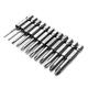 12pcs 50mm 1/4 Inch Hex Shank Magnetic Phillips Cross-Screwdriver Bits