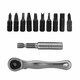 12pcs Multipurpose Ratchet Screwdriver Handle Screwdriver Bits Repair Tool Kit 12pcs Multipurpose Ratchet Screwdriver Handle Screwdriver Bits Repair Tool Kit