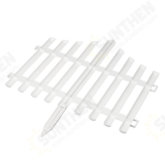 12x Plastic Fence Courtyard Indoor Garden Edging Border Panel Flower Yard Decorations 12x Plastic Fence Courtyard Indoor Garden Edging Border Panel Flower Yard Decorations