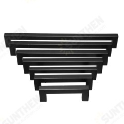 12x12mm Black Hollow Square Stainless Steel Door Handles Drawer Pull For Cupboard Cabinet 12x12mm Black Hollow Square Stainless Steel Door Handles Drawer Pull For Cupboard Cabinet