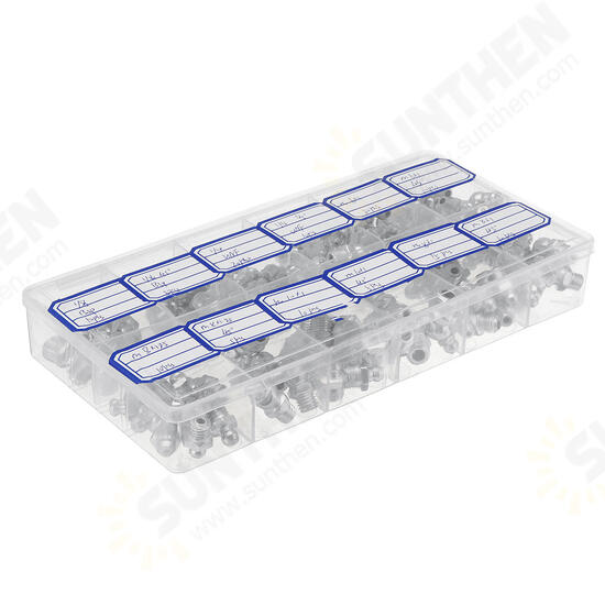 130pcs Metric Imperial Fitting BSP UNF M6 M8 M10 Assorted Hydraulic Grease Nipples Pipes Fittings 130pcs Metric Imperial Fitting BSP UNF M6 M8 M10 Assorted Hydraulic Grease Nipples Pipes Fittings