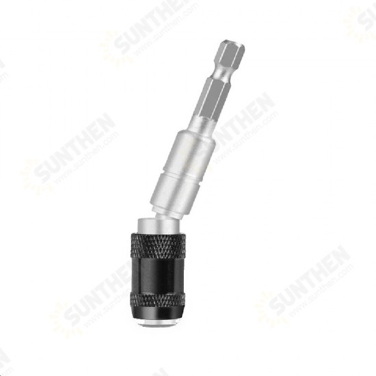 1/4 Inch 88mm Hex Shank Quick Swivel Joint Magnetic Screwdriver Bit Holder