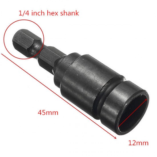 1/4 Inch Hex Shank Nail Punching Extension Bar Nail Puncher Connecting Rod for Electric Hammer