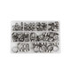 140Pcs/Set Hose Clamp Stainless Steel Fuel Pipe Tube Clips Crimping Tool 5.8-21mm