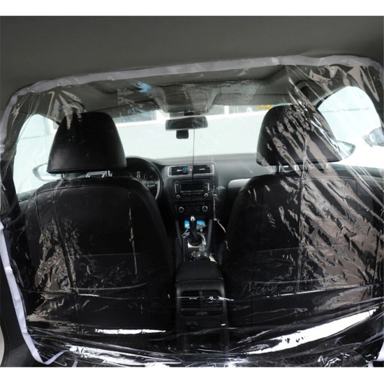 1.4*2m Taxi Driver Cab Isolation Film Transparent Protection Partition Screen