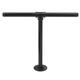 145cm Height Iron Pipe Shelf Retro Design Black Iron Pipe Wall Mount Shelf Shelving Tool