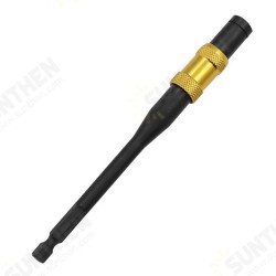 145mm Hex Magnetic Ring Screwdriver Bits Drill Hand Tools 1/4 inch Extension Rod Quick Change Holder Drive Guide Screw Drill Tip 145mm Hex Magnetic Ring Screwdriver Bits Drill Hand Tools 1/4 inch Extension Rod Quick Change Holder Drive Guide Screw Drill Tip