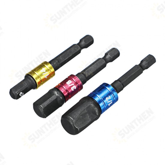 14Pcs Hexagon Handle Socket Wrench With Inner Hexagon Connector And 3Pcs 1/4inch 3/8inch 1/2inch Steel Socket Adapter Electric Screwdriver Hand Tools 14Pcs Hexagon Handle Socket Wrench With Inner Hexagon Connector And 3Pcs 1/4inch 3/8inch 1/2inch Steel Socket Adapter Electric Screwdriver Hand Tools