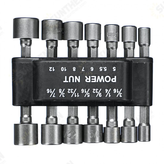 14Pcs Hexagon Handle Socket Wrench With Inner Hexagon Connector And 3Pcs 1/4inch 3/8inch 1/2inch Steel Socket Adapter Electric Screwdriver Hand Tools 14Pcs Hexagon Handle Socket Wrench With Inner Hexagon Connector And 3Pcs 1/4inch 3/8inch 1/2inch Steel Socket Adapter Electric Screwdriver Hand Tools