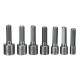 14Pcs Hexagon Handle Socket Wrench With Inner Hexagon Connector And 3Pcs 1/4inch 3/8inch 1/2inch Steel Socket Adapter Electric Screwdriver Hand Tools