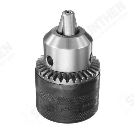 1.5-13mm Metal Stable Keyed Drill Chuck 1/2 Inch 20 UNF Thread With Connecting Rod