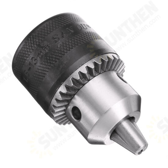 1.5-13mm Metal Stable Keyed Drill Chuck 1/2 Inch 20 UNF Thread With Connecting Rod