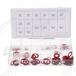 150/600pcs Steel Sealing Washer Assortment Red Flat Ring Washer Gaskets Fitting Gasket 150/600pcs Steel Sealing Washer Assortment Red Flat Ring Washer Gaskets Fitting Gasket