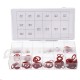 150/600pcs Steel Sealing Washer Assortment Red Flat Ring Washer Gaskets Fitting Gasket 150/600pcs Steel Sealing Washer Assortment Red Flat Ring Washer Gaskets Fitting Gasket