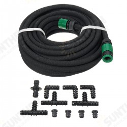 15M Irrigation Hose Water Irrigation System Drip Irrigation Pipe Watering Sprinkler Home Garden Micro Drip 15M Irrigation Hose Water Irrigation System Drip Irrigation Pipe Watering Sprinkler Home Garden Micro Drip
