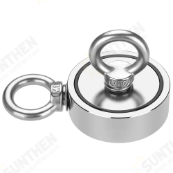 160-1500KG Recovery Fishing Magnet 48-136mm Diameter Salvage Recovery Magnet For Detecting Metal Treasure