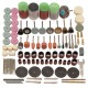 161pcs Mini Drill Multi Rotary Tool Accessories Set Grinding Polishing Abrasive Tool Kits for Dremel 161pcs Mini Drill Multi Rotary Tool Accessories Set Grinding Polishing Abrasive Tool Kits for Dremel