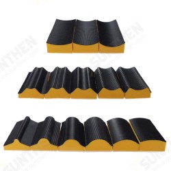 16Pcs Grinding Polishing Block Set Special Shape Hand Grinding Sponge Sanding Block Polish Sandpaper Tool for Hook Loop Sanding 16Pcs Grinding Polishing Block Set Special Shape Hand Grinding Sponge Sanding Block Polish Sandpaper Tool for Hook Loop Sanding